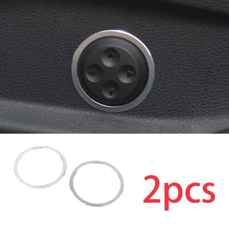 Seat Adjust Handle Button 2016- For Benz GLC X253 Aluminum Silver Cover Trim
