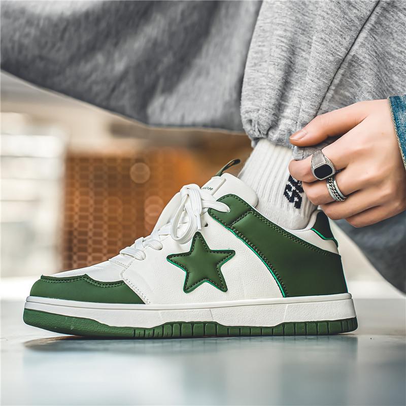 The New Classic Fashion Shoes for Male Students All-match Non-slip Board Shoes High Quality Wear-resistant Casual Sports Shoes