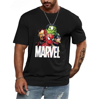 Sommer Neues Cartoon Kreativdruck T-Shirt Herren und Damen Amerikanisch Locker Lässig Trend Herbst und Winter Unterwäsche