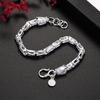 New 925 Silver Original Dragon Head Chain Bracelets for Men's Fashion Jewelry Party Wedding Accessories Holidays Gifts