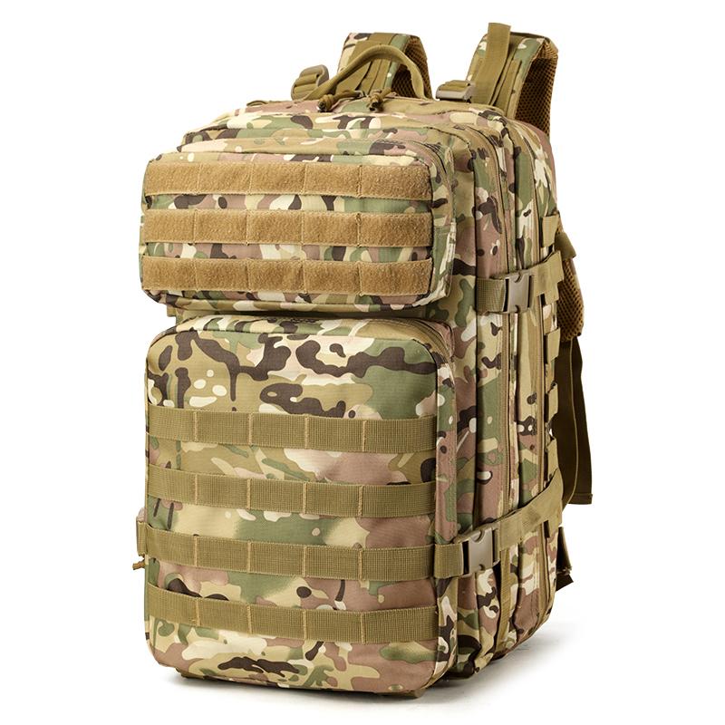 Large Capacity Outdoor Tactical Backpack With Multiple Compartments, Durable Men's Hiking Backpack, Oxford Men's Hiking Backpack