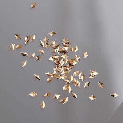 6 Grid Mini Flat Back Rhombus Nail Art  Glass Crysta For Diy Manicure Decoration Diamond