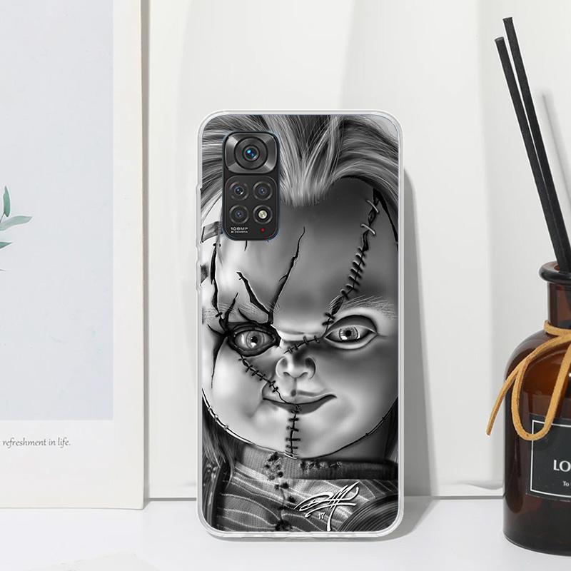 Chucky Doll Horror Movie Phone Case For Xiaomi Redmi Note 15 13 14S 14 Pro Plus 12S 11S 10S 12 11E 10 11T Art Fundas Back Cover