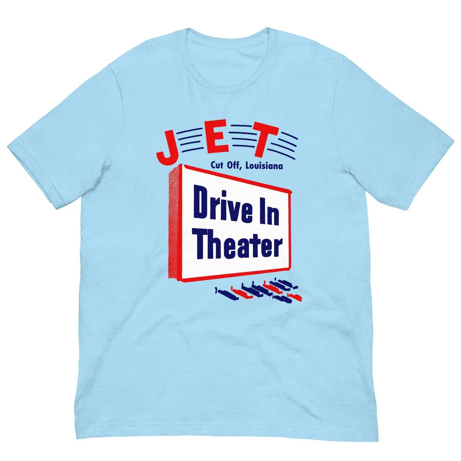Jet Drive In Theatre Vintage Retro T Shirt 60s Men Women XL