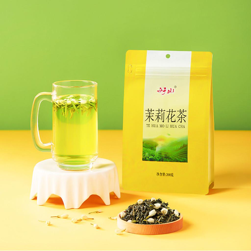 Jasmine Tea Strong Flavor Chinese Jasmine Green Leaf Tea for Morning Tea Afternoon Tea Party