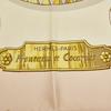 [USED]Hermes Carre 90 Frontaux et Cocardes Rosette Large Pink Multicolor HERMES Scarf, Size, Silk, Women's, [Pre-owned]