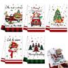 5-Pack Christmas Kitchen Towels Festive Dish Cloths With Santa Elk Snowman Designs For Holiday Dining, Party & Home Decor