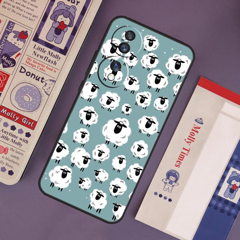 

Мультяшный чехол-овечка для Honor 200 50 70 90 Lite X9b X9a X8b X8a X8 X9 X9c Honor Magic 7 Lite 6 5 Pro Honor 70 Lite