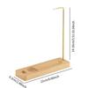 Unique Wooden Incense Burner Tray Incense Stick Holder Craft Ornament for Housewarming Living Room
