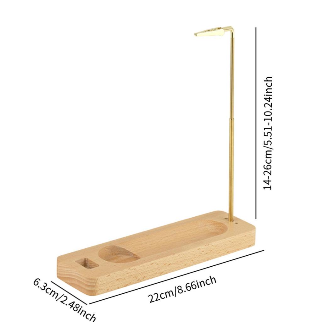 Unique Wooden Incense Burner Tray Incense Stick Holder Craft Ornament for Housewarming Living Room