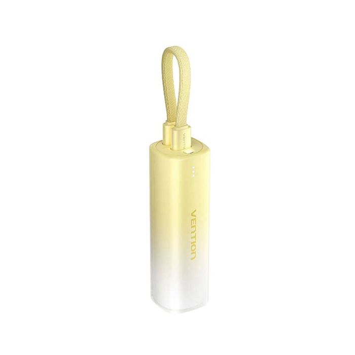

Batterie externe - VENTION - 5000mAh - Type-C - Lightning - Jaune