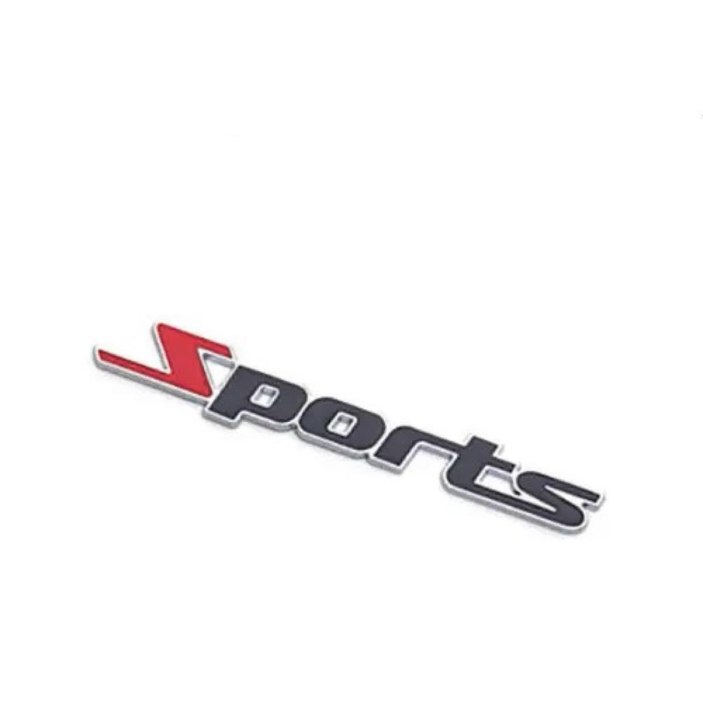 3D Sport Metal Car Emblems: Suitable for Sports Versions, Tail Badges, and Car Stickers.