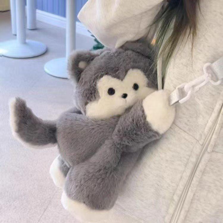 Cat Plush Backpack With Pp Cotton Filling For Kids And Casual Use