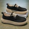 Mens Canvas Shoes 2025 Summer New Comfortable Loose Versatile Tooling Shoes Platform Height Increase Casual Sneakers Men