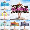 Printed Microfiber Beach Towel With High Water Absorption For Beach And Outdoor Activities