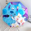 Padrão Scooby-Doo, guarda-chuva de dobra automática, design portátil e dobrável, 8 varetas, um presente de Natal ou de aniversário.