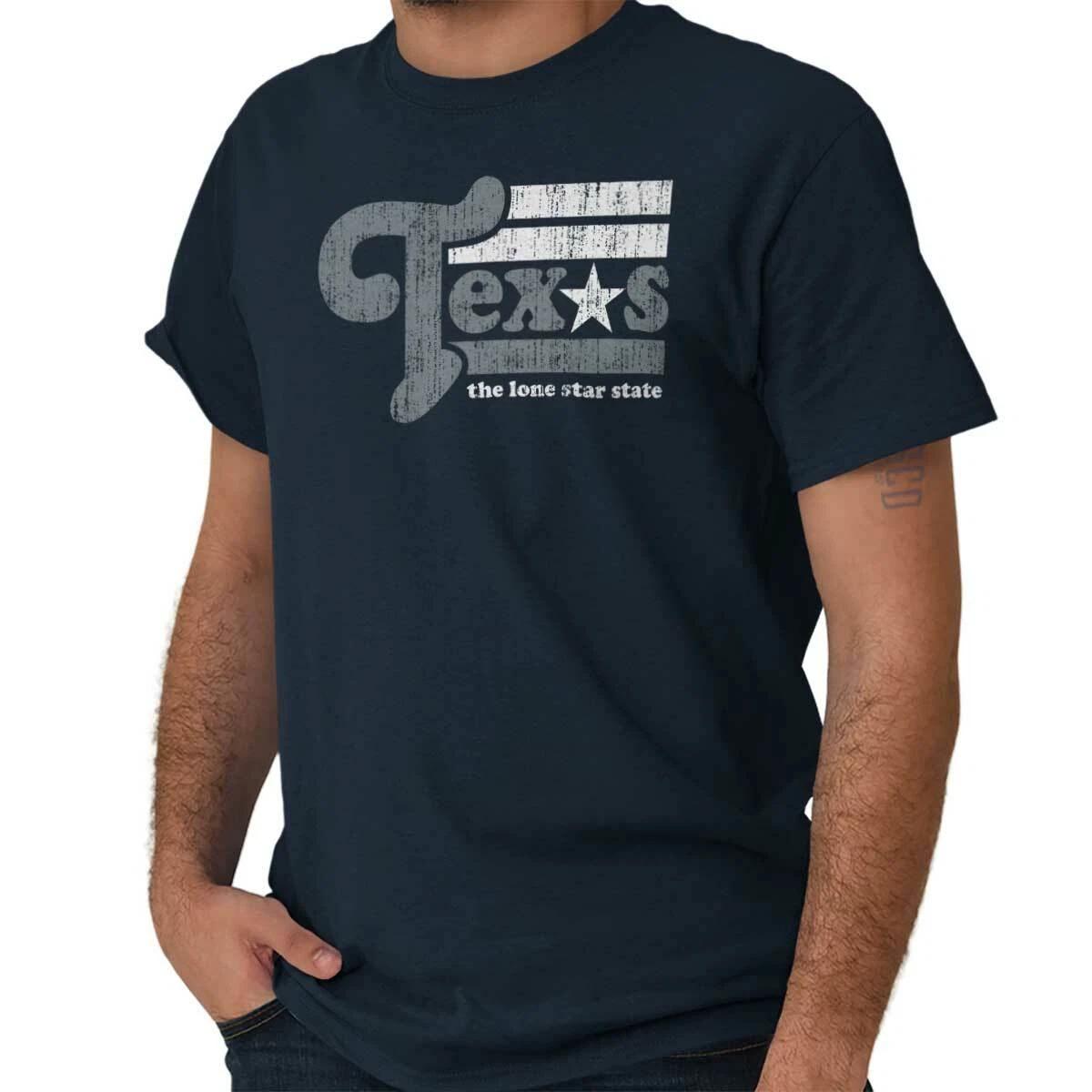 Texas Lone Star State Pride Southern Country Adult Short Sleeve Crewneck Tee XXXL