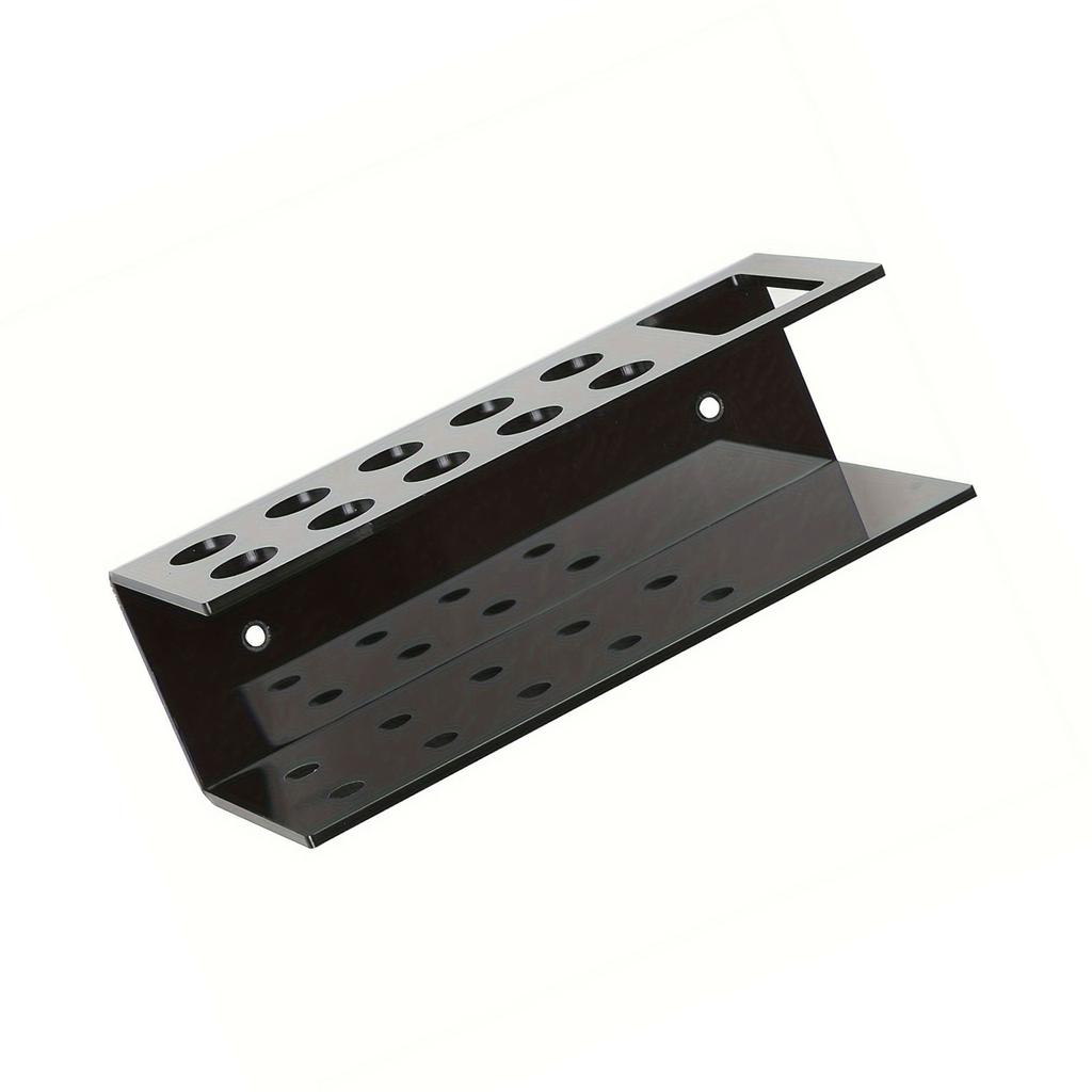 Wall Hanging Stationery Storage Rack Dry Wipe Marker Holder with 10 Compartments Efficient Classroom Organization Tool