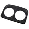 For Subaru Forester 2025 Accessories ABS Carbon Fiber Car Rear Seat Water Cup Holder Frame Cover Sticker Trim Styling