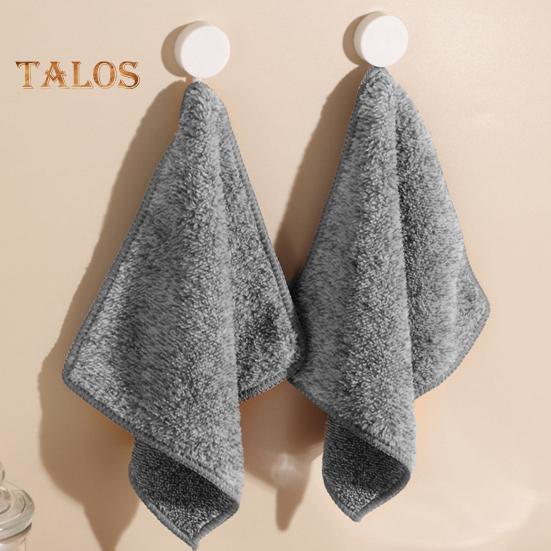 5Pcs Dish Towel Good Water Absorbent Large Kitchen Hand Towels Strong Decontamination Thick Soft Scouring Pad Set