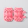Cat Hair Removal Massage Brush Pineapple Cat Ear Shape Table Leg Scratching Tool Soft Double-Sided Comb for Dogs Cats Self Cleaning