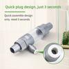 Aquarium CO2 Diffuser Observable Quick Insertion Anti Reflux CO2 External Nebulizer Fish Tank External CO2 Nebulizer Diffuser
