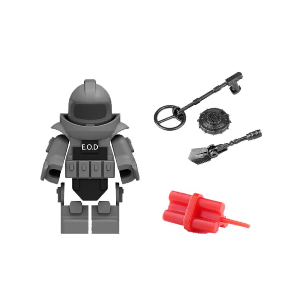 Vojenský MOC Stavebnice zbraní Těžký kulomet Gatling M19 NSV Figurky Dělostřelectvo Odminovací Pistole Kulka Hračka Dárek K013