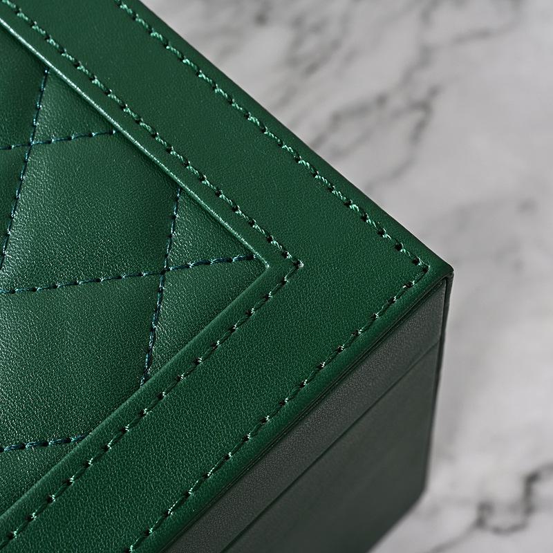 Luxury Multi-Layer Anti-Oxidation Jewelry Storage Box with Large Capacity for Earrings