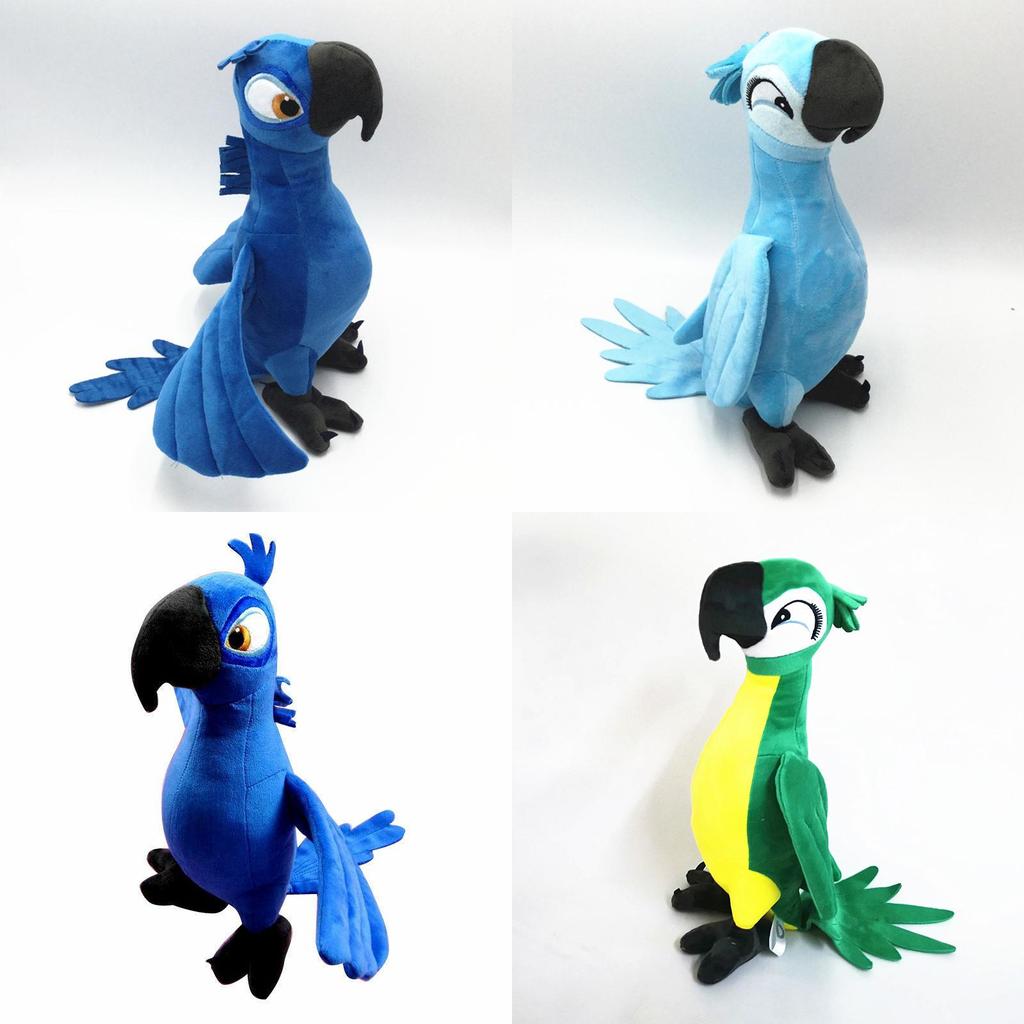 Adorable 30cm Rio Movie Plush Toy Parrot Bird Stuffed Animal Doll Perfect For Kids
