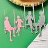 Metal Die Cuts Chatting Couple Embossing Stencil Cutting Dies for Card Making Scrapbooking Paper Craft DIY Template Mold