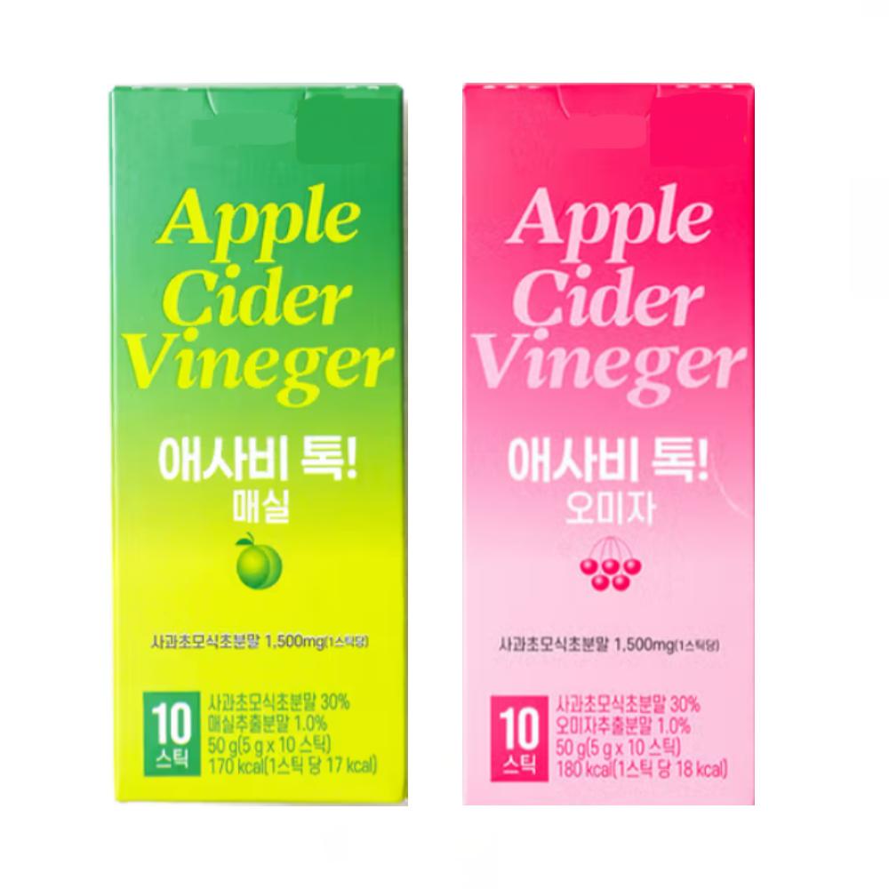 Asabi(ACV, Apple Cider Vinegar) Tok Plum + Omija(Korean Schisandra) 5 G X 20 Sticks