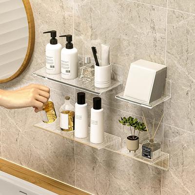 Organizator Masa Vanitate Baie Raft Perete Suport Depozitare Acasă Suport Afișare Cosmetice Îngrijire Piele Bumbac Suport Depozitare Fără Găurire