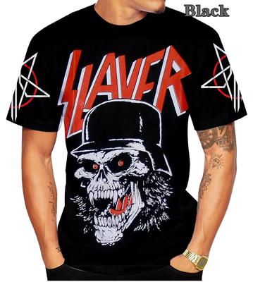 2023 Men's 3D Skull Print T-shirt, Hip-hop Street T-shirt Summer Clothing, Personalized Print Fashion Cool Casual Top