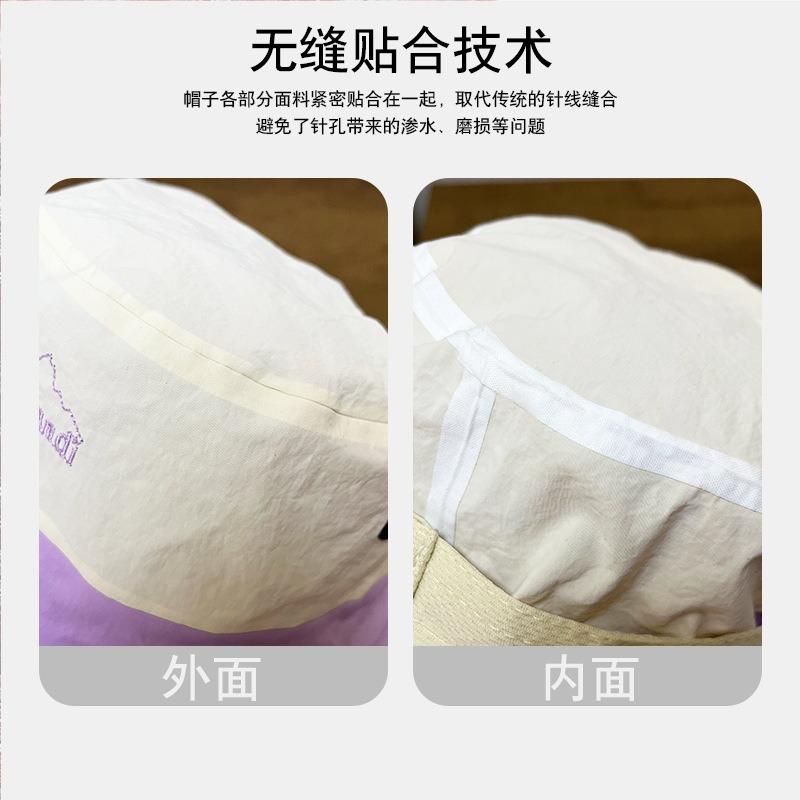 Summer Sun Protection Bucket Hat Women's Outdoor Big-brimmed Fishing Hat Hiking Camping Waterproof and Light Versatile Mountaineering Hat