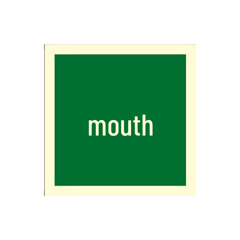 Marine IMO General Alarm Luminous Safety Sign Sticker