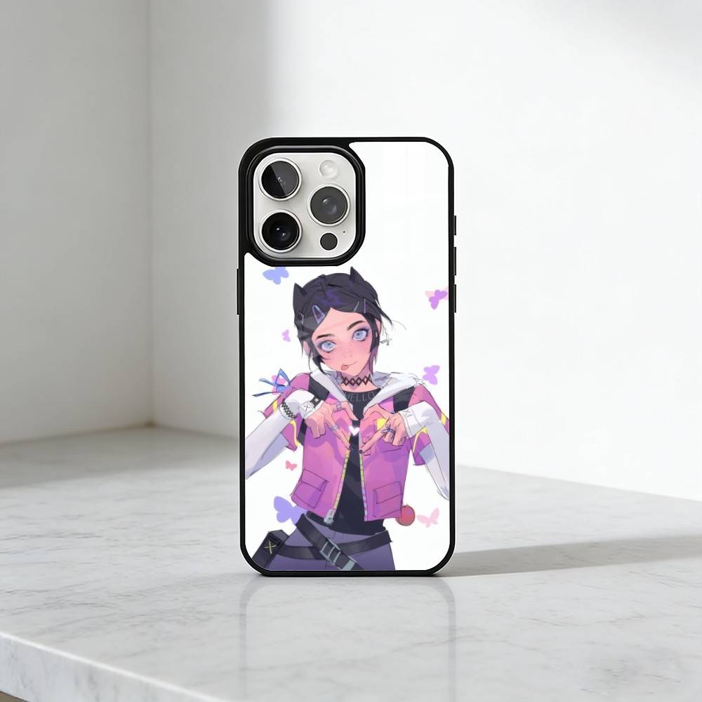

Fanart CLOVE V-Vlorant Phone Case For iPhone17,16,15,14,13 Plus,Pro Max Magnetic For Magsafe Wireless Charging iPhone17Air