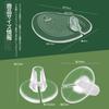 Toe Insole Sandals, Anti-shoe Rubber, 2 Pairs, Forefoot Cushion/Inter-toe Pad,