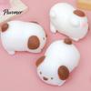 Tactile Fidget Toys Animal Stress Relief Squeeze Toy, Slow Rising Pig Sensory Relieving Office Desk Soft Dog Toy for Kids Adults Compact