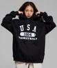 Usa Basketball Hoodie Black