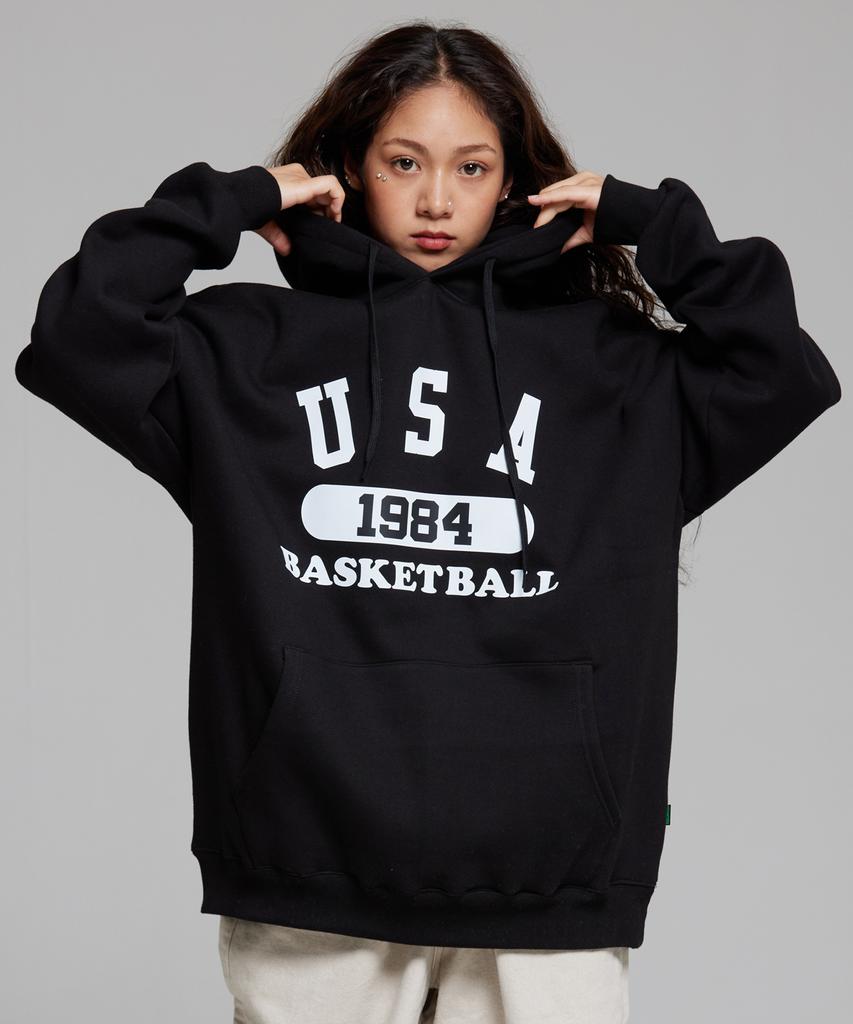 Usa Basketball Hoodie Black