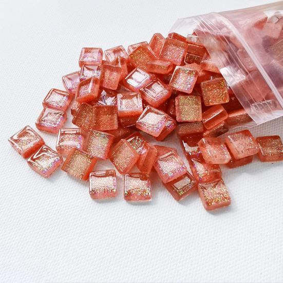 225 st mosaikplattor Handgjorda korrosionsbeständiga falska kristaller Färgglada färgade dekorativa plattor Heminredning