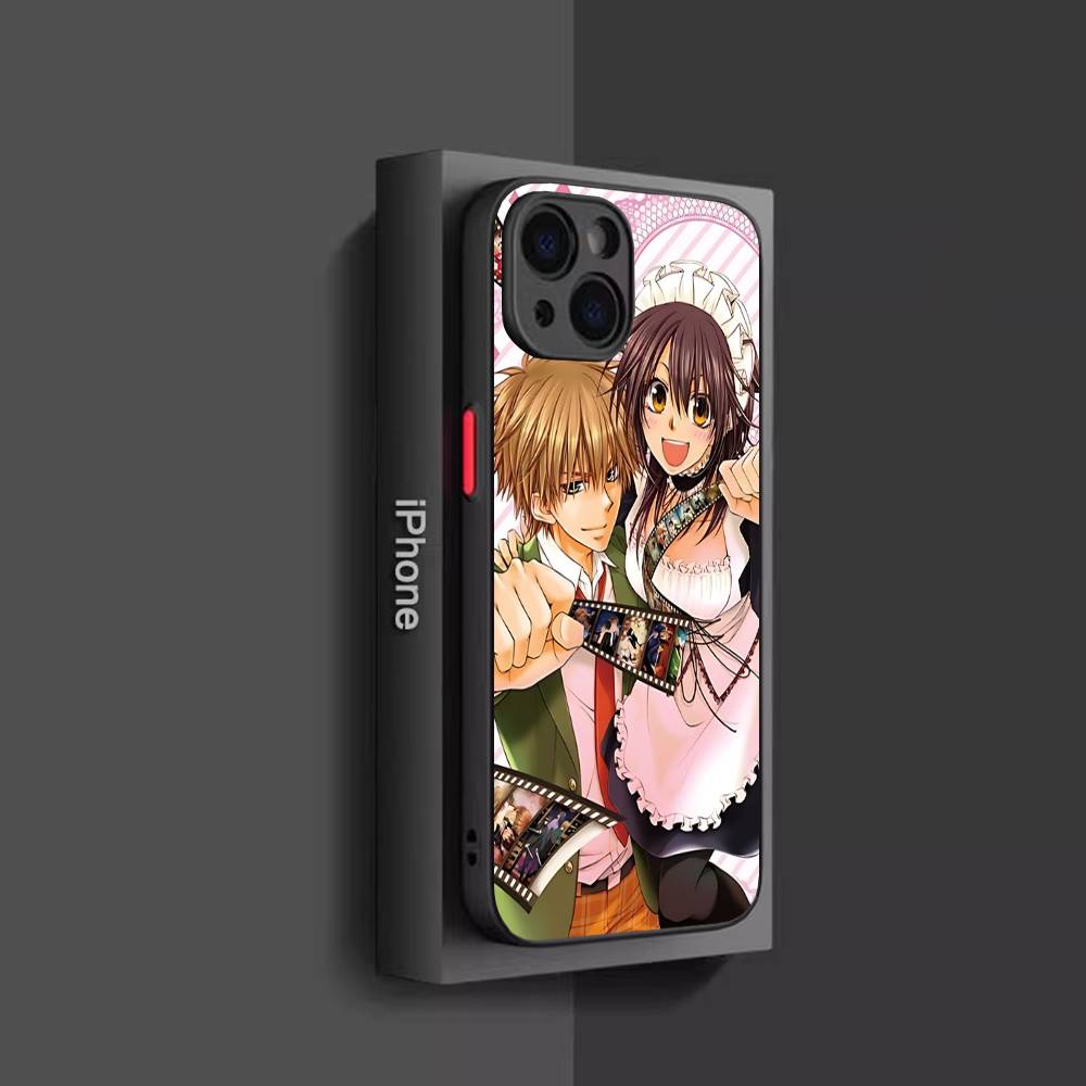Kaichou Wa Maid-Sama Pour IPhone 15 16 Pro Max 11 12 13 14 XS XR X Plus 16E Coque de Téléphone Mate Translucide