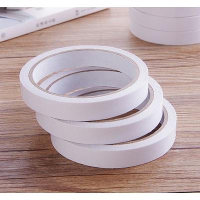 Double Sided Adhesive Tape Ultra-thin White Powerful Hand Tearing Adhesive Tapes Sticker for Home Office Double Sticky Paper