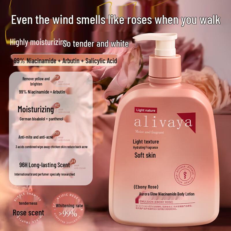 

ALIVAYA Aurora Brightening Niacinamide Body Lotion