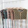 Women Chinese Embroidery Half Top Shawl Vintage Flroal Cheongsam Fake Collar Lace-Up Decorative Neck Cover Dickey Short