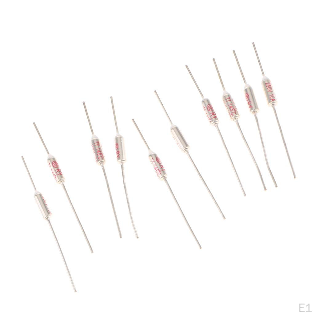 10xThermal Cutoffs 145℃ V Replement Part