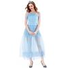 M-XL Snow White Princess Dress Frozen Cosplay Costume Women Halloween Party