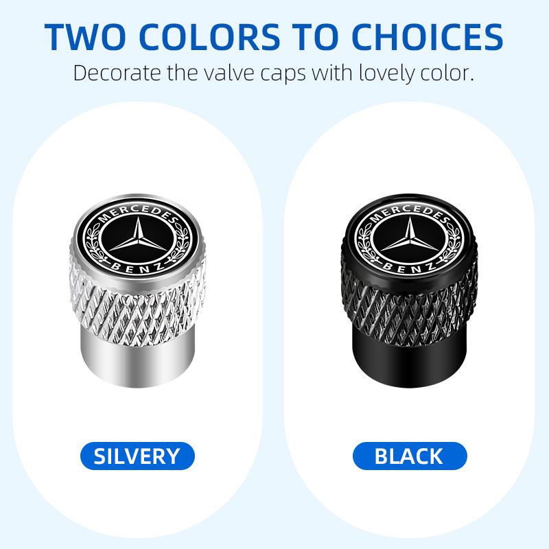 CRC1 High-quality boxed Car Tire Covers Valve Air Stem Cap car ornament for Mercedes Benz AMG W177 W247 W176 W212 W213 W205 CLS CLA