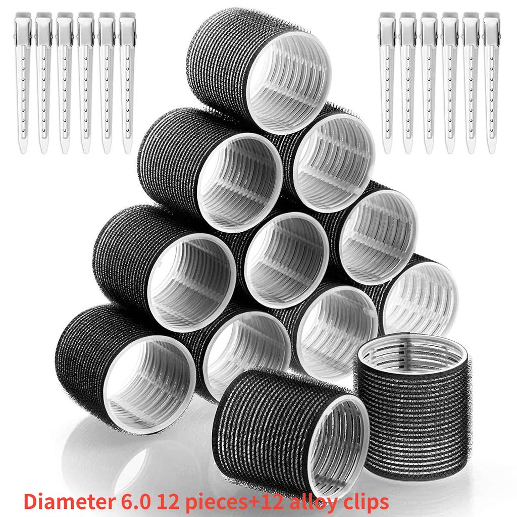 Role de păr cu auto-aderență Onduleuri de păr fără căldură Breton de păr Volum Auto-adeziv Cârlig și buclă Instrumente de styling DIY