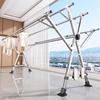 OIMG Folding Stainless Steel Clothes Drying Rack